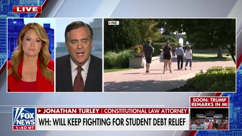 Jonathan Turley: Forgiving BILLIONS in student loans is an 'UNCONSTITUTIONAL EFFORT'