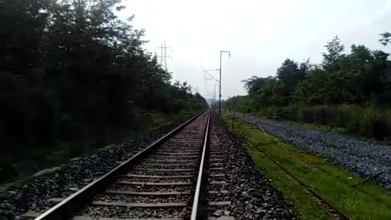 Lonely railway track