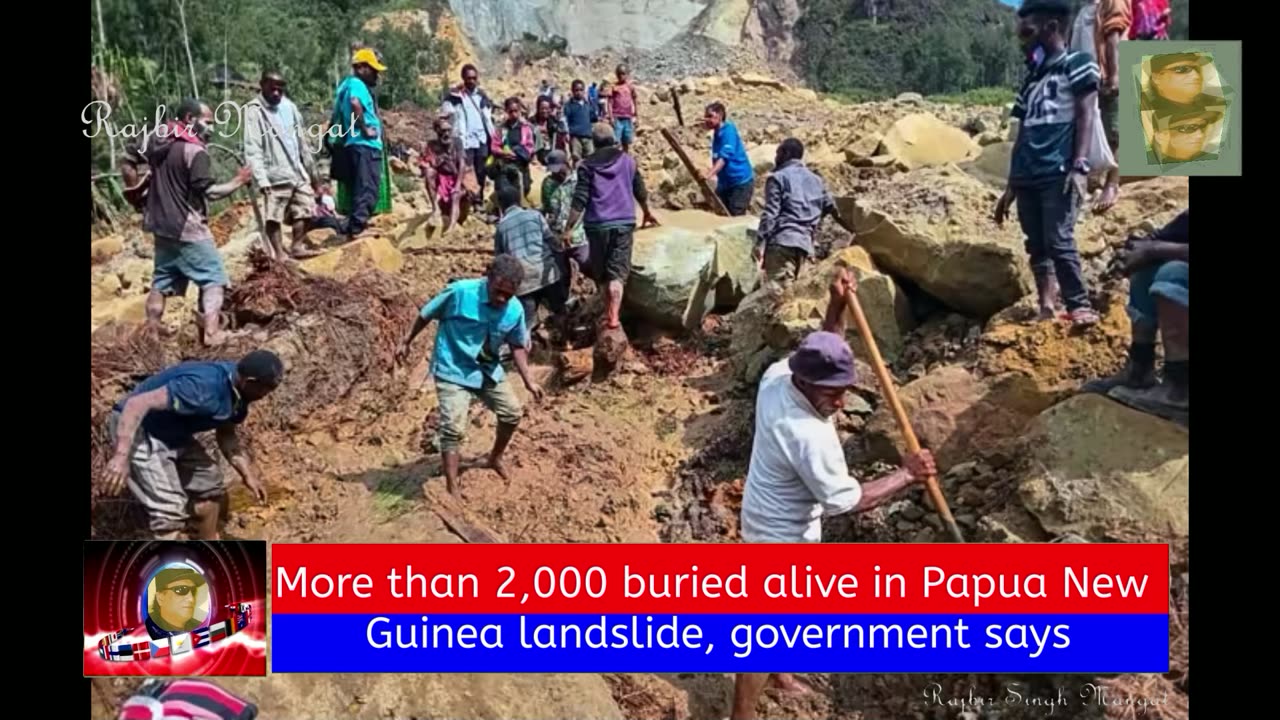 More than 2,000 buried alive in Papua New Guinea landslide, government says