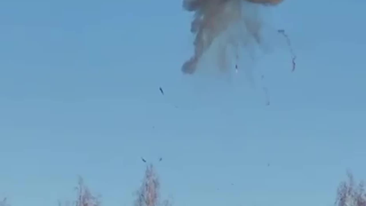 Video of the Ukrainian UAV “Lyutiy” destroyed in the air.
