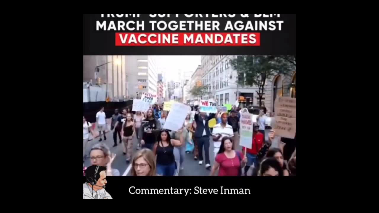 Patriots and BLM Unite Against Forced Vaccines