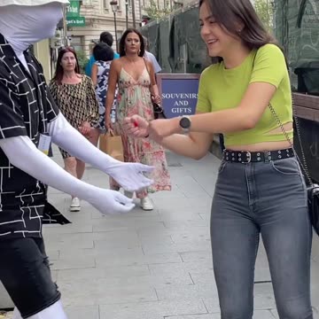 She actually hit me hard 😂💃😂