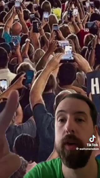 Harris/Walz busted AGAIN for using AI to FAKE large Attendance!