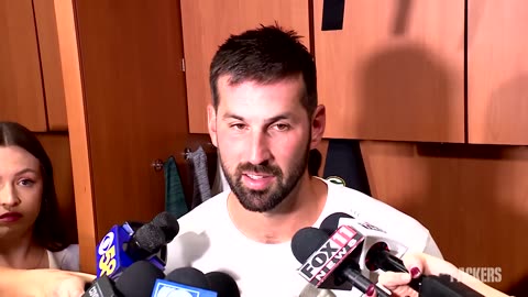 Brandon McManus 'extremely happy to be here and help the team win' after walk off victory