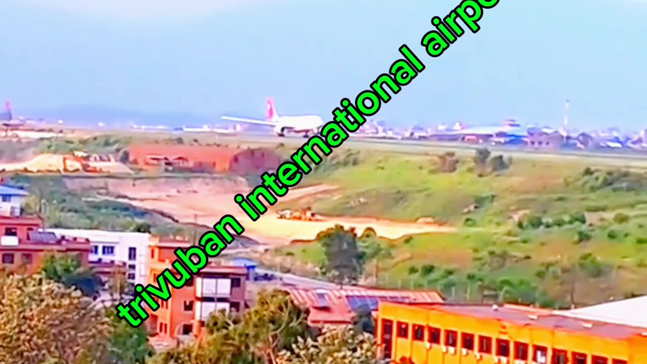 Kathmandu airport। takeoff airplane ।