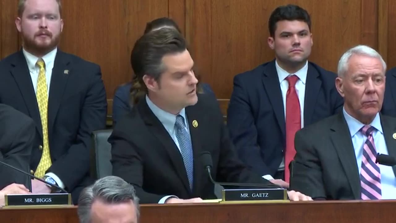Matt Gaetz Grills Robert Hur For Not Charging Biden
