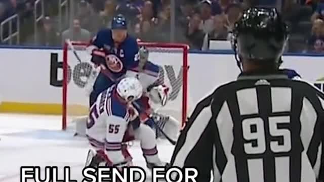 166Started with a hit, ended with a goal 🤷 #hockey #sports #rangers #newyork #beastmode