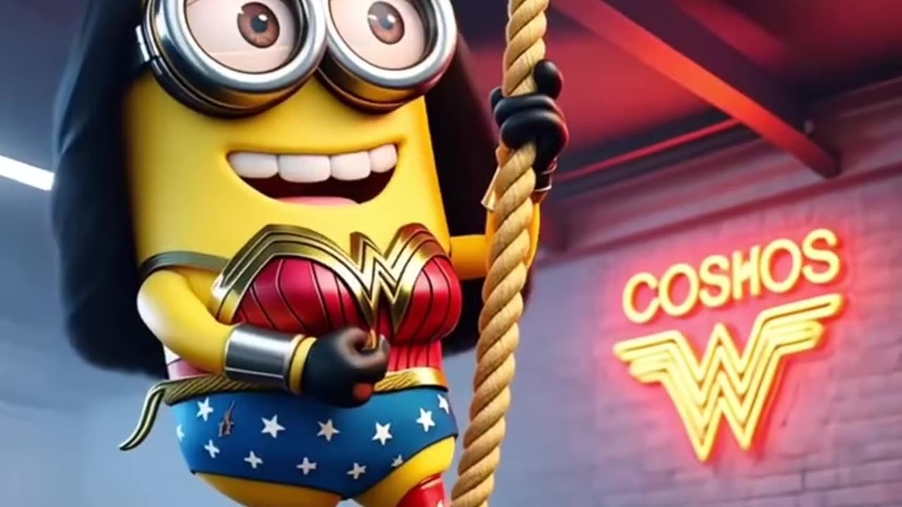 Hilarious Superhero Minion Adventure