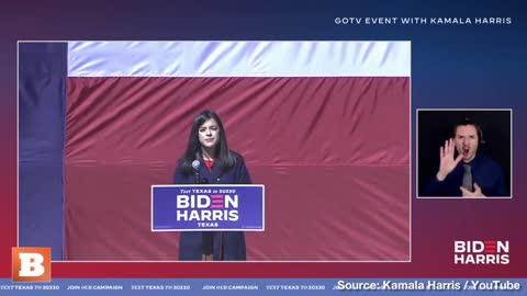 Oh really. Kamala Harris the next President of the United States?