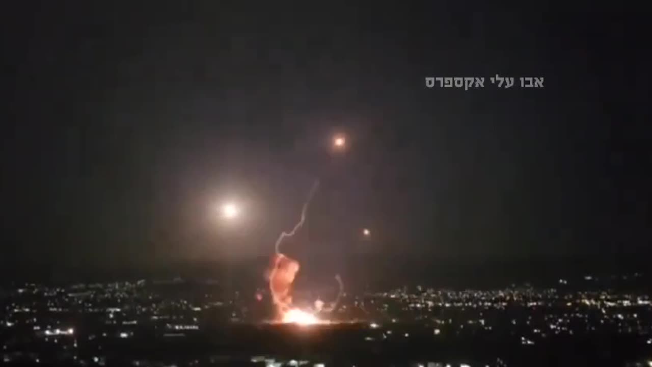 Israeli Airstrikes on a Hezbollah Arms Depot