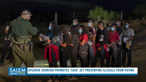 Illegals Dropped Off At Kamala Harris' House, Speaker Johnson To Stop Illegals From Voting