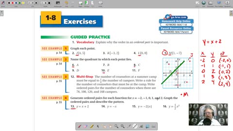 Algebra 1 - Chapter 1, Lesson 8 - Introduction to Functions