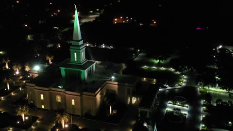 Night Flight over Orlando LDS