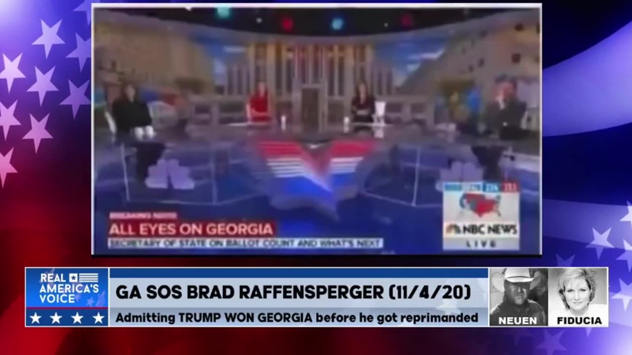 Unbelievable Raffensperger (Georgia) NBC clip from 2020 election