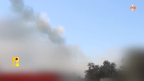 Hizbullah striking the Zionist colony of Nahariyya, northern occupied Palestine, 27 Oct 2024