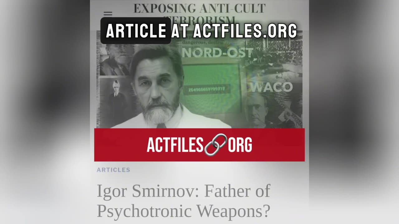 Igor Smirnov: Father of Psychotronic Weapons?