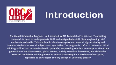 How to get the Global Scholarship Program-AIS Scholarship