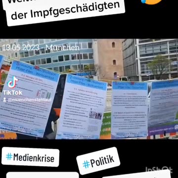 MÜNCHEN - megemlékezés az oltáskárosultakról és elhunytakról