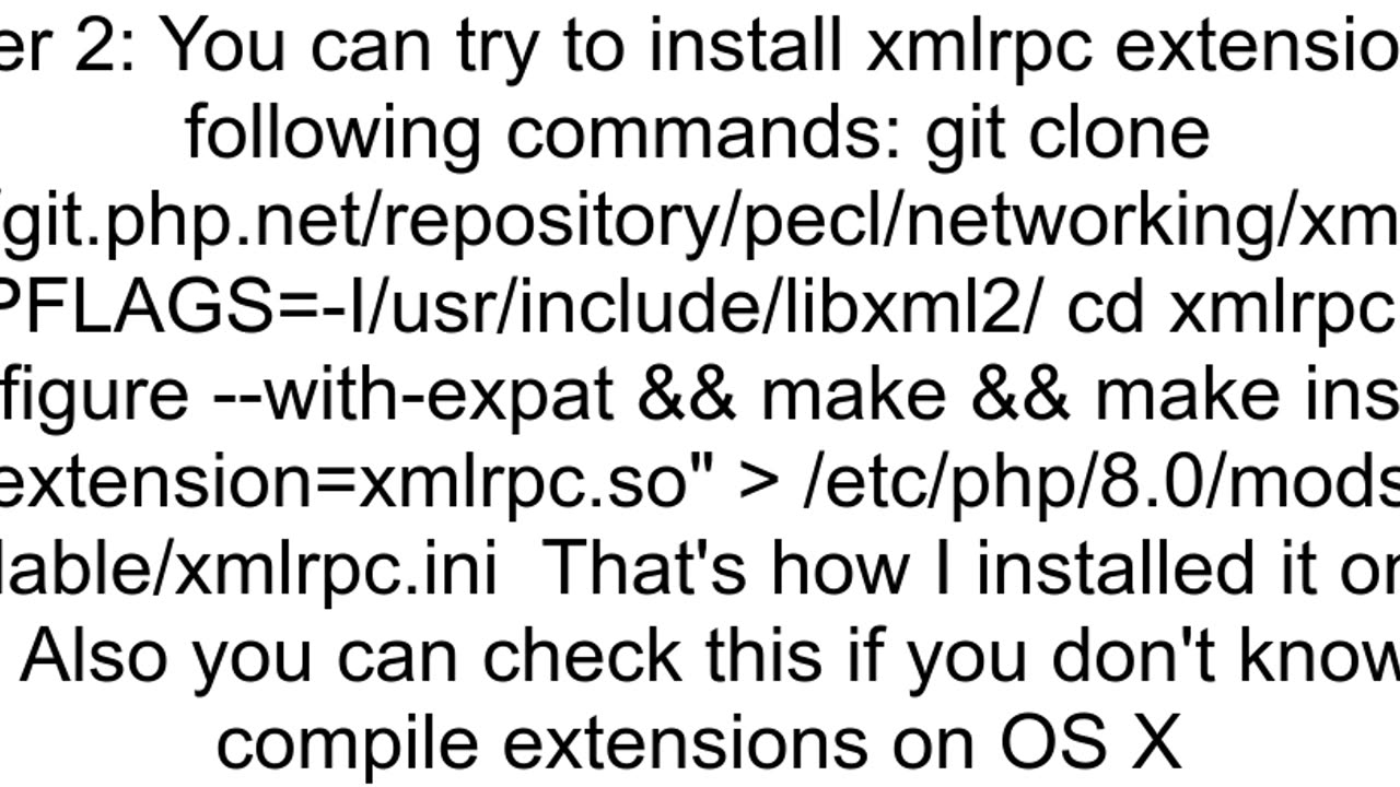 Enable XMLRPC on Xampp
