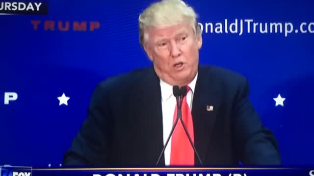 Trump telling someone to go fuck themselves in 2016.