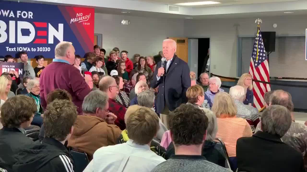 Biden Snaps At Iowan Who Challenged Him At Campaign Event