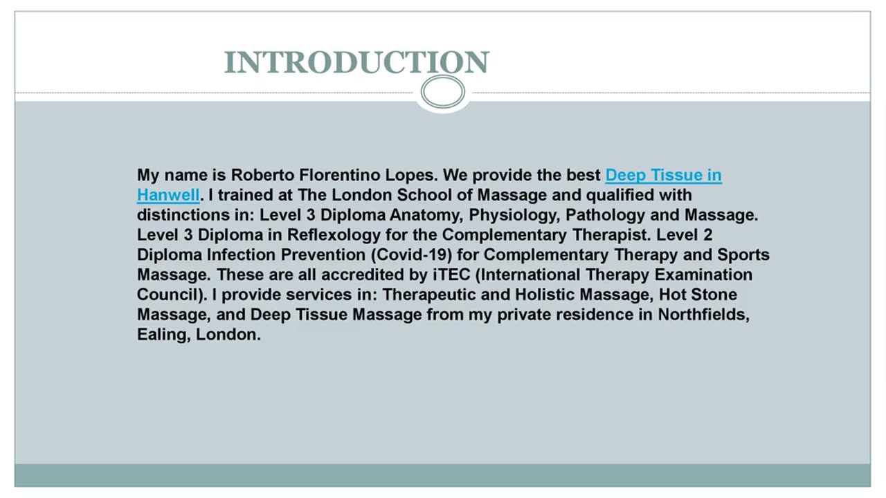 Looking for the best Deep Tissue in Hanwell