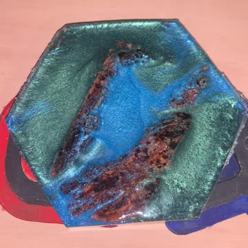 Coaster sets from epoxy