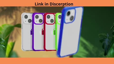 Mkeke Compatible with iPhone 13 Case Black| Tech | short|