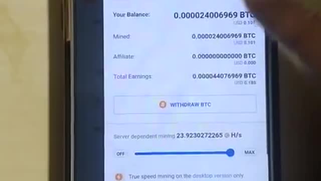 Bitcoin Mining Android Smartphone CryptoTab Browser