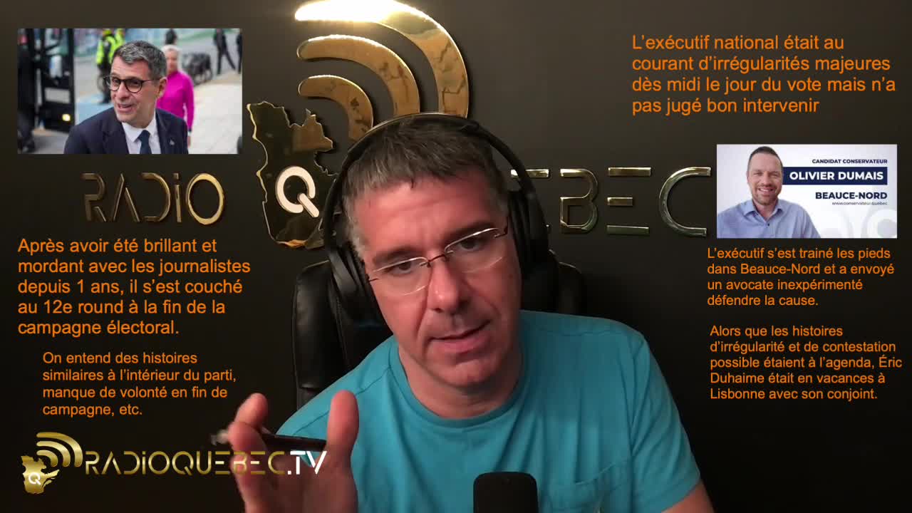 Extrait du WEBJOURNAL du 23 octobre 2022 - TRUMP ASSIGNÉ À COMPARAITRE - Duhaime