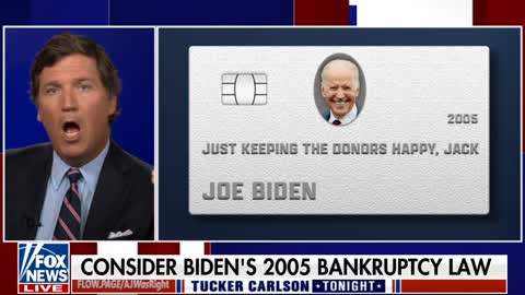 Tucker Carlson: Joe Biden Took Bribes From Credit Card Companies