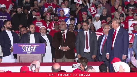 Imam Belal Alzuhairi delivers a powerful endorsement of President Trump