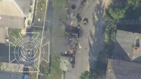 Lancet Drone Hits a Ukrainian Truck With a Mortar