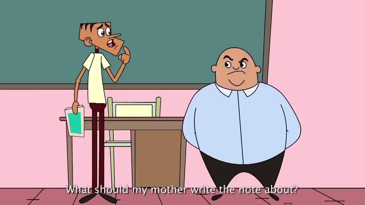 Suppandi Learning English _ Funny English Class _ Animated Story - Cartoon Stories - Funny Cartoons