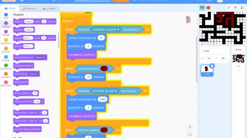 Tworzenie gry "Labirynth" cz. 2- Scratch+Gimp