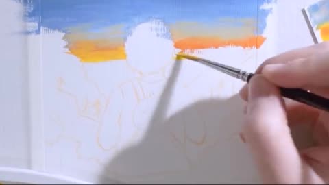 Start painting the background