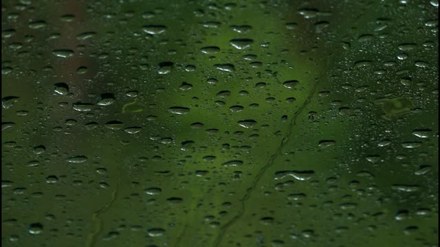 Summer Thunderstorm, Rain and Hail in a Car - 8 minutes - Original Content