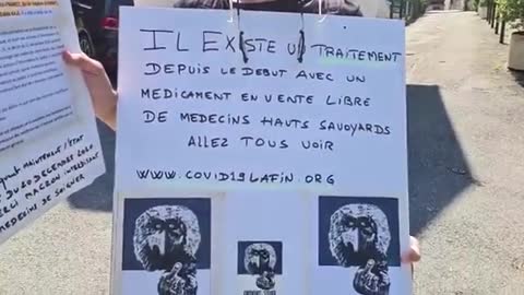 Manifestation Thonon Les Bains le 18 07 2021