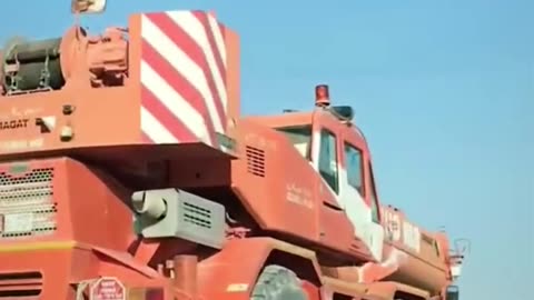 Lowboy Trailer in Action: Watch Heavy Crane Shipping Magic! 🚛💥