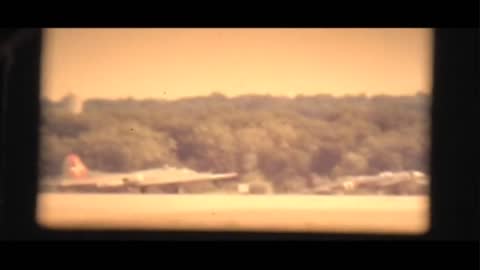 B-17s, HE-111, P-51, Helldiver, F-117, Corsair at Frederick, MD Airshow 1997