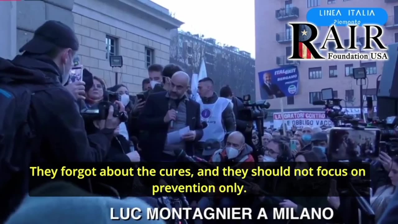 Professor Luc Montagnier's (Murdered on Feb. 8, 2022) Last Words in Milano: Covid Vaccine is Poison