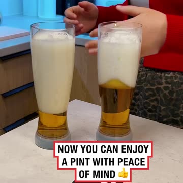 Unspillable Pint Glasses 🍻