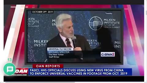 OAN - Fauci Admits It Was a Plandemic