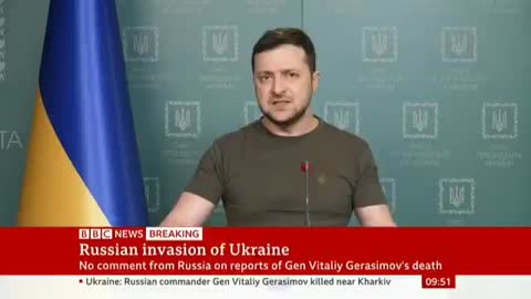 Ukraine's President Zelensky says Russia has bombed humanitarian aid convoys