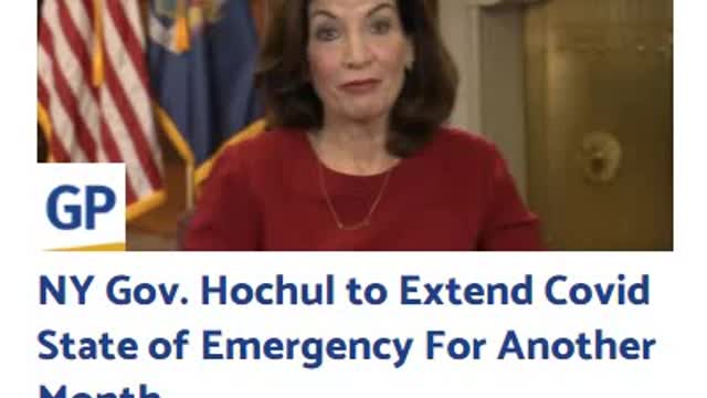 NY Gov. Hochul to Extend Covid State of Emergency For Another Month
