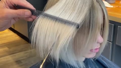 Girl haircut