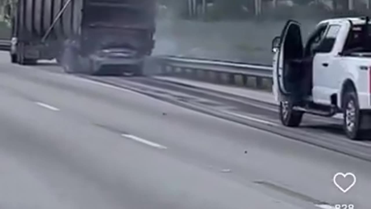 Crazy BMW Driver Self Decapitates