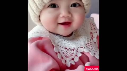 Cute baby smile