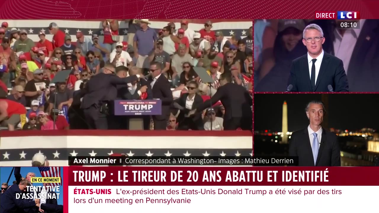 Donald Trump victime d_une tentative