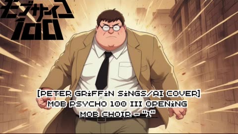 [Peter Griffin sings/AI Cover] Mob Psycho 100 Season 3 Opening| MOB CHOIR - "1"